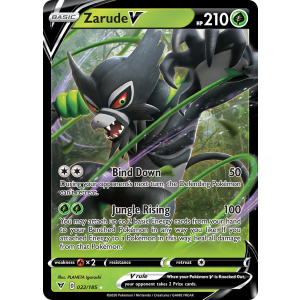 Rare Holo V Zarude V 22/185 Pokemon TCG Sword & Shield Vivid Voltage