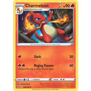 Charmeleon 24/185 Pokemon TCG Sword & Shield Vivid Voltage