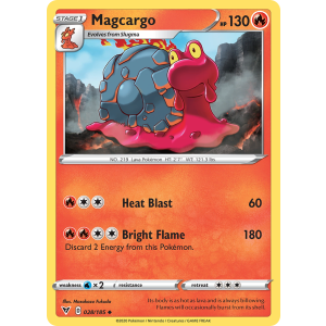 Magcargo 28/185 Pokemon TCG Sword & Shield Vivid Voltage