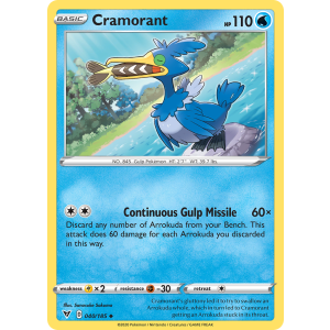 Cramorant 40/185 Pokemon TCG Sword & Shield Vivid Voltage