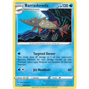 Barraskewda 42/185 Pokemon TCG Sword & Shield Vivid Voltage