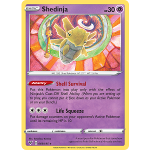 Shedinja 66/185 Pokemon TCG Sword & Shield Vivid Voltage