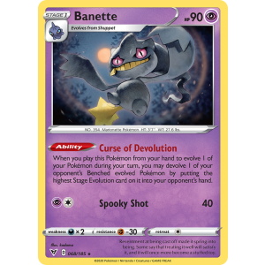 Banette 68/185 Pokemon TCG Sword & Shield Vivid Voltage