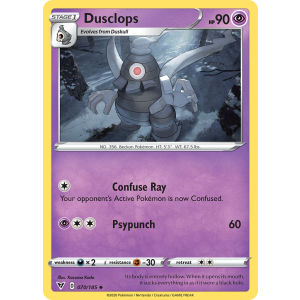 Dusclops 70/185 Pokemon TCG Sword & Shield Vivid Voltage