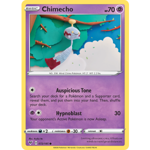 Chimecho 72/185 Pokemon TCG Sword & Shield Vivid Voltage