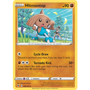 Hitmontop 88/185 Pokemon TCG Sword & Shield Vivid Voltage