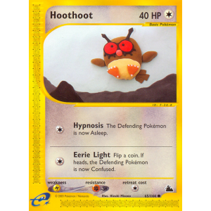 Hoothoot 65/144 Pokemon TCG E-Card Skyridge