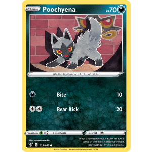 Poochyena 103/185 Pokemon TCG Sword & Shield Vivid Voltage