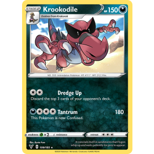 Krookodile 109/185 Pokemon TCG Sword & Shield Vivid Voltage