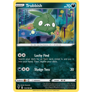 Trubbish 110/185 Pokemon TCG Sword & Shield Vivid Voltage