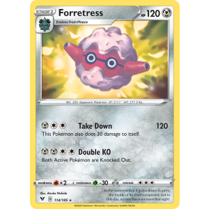 Forretress 114/185 Pokemon TCG Sword & Shield Vivid Voltage