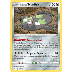 Galarian Stunfisk 125/185 Pokemon TCG Sword & Shield Vivid Voltage