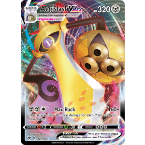 Rare Holo VMAX Aegislash VMAX 127/185 Pokemon TCG Sword & Shield Vivid Voltage