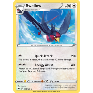 Swellow 134/185 Pokemon TCG Sword & Shield Vivid Voltage