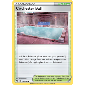 Circhester Bath 150/185 Pokemon TCG Sword & Shield Vivid Voltage