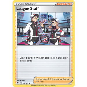 League Staff 153/185 Pokemon TCG Sword & Shield Vivid Voltage