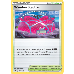 Wyndon Stadium 161/185 Pokemon TCG Sword & Shield Vivid Voltage