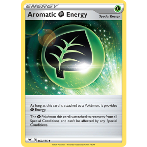 Aromatic Grass Energy 162/185 Pokemon TCG Sword & Shield Vivid Voltage
