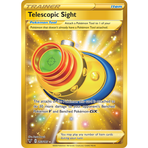 Rare Secret Telescopic Sight 203/185 Pokemon TCG Sword & Shield Vivid Voltage