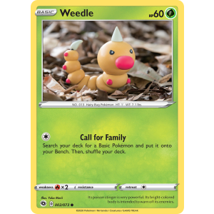 Weedle 2/73 Pokemon TCG Sword & Shield Champion's Path