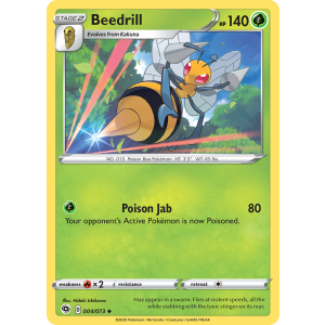 Beedrill 4/73 Pokemon TCG Sword & Shield Champion's Path