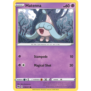 Hatenna 18/73 Pokemon TCG Sword & Shield Champion's Path