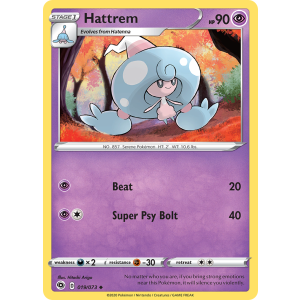 Hattrem 19/73 Pokemon TCG Sword & Shield Champion's Path