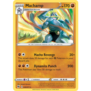 Rare Holo Machamp 26/73 Pokemon TCG Sword & Shield Champion's Path