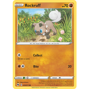 Rockruff 29/73 Pokemon TCG Sword & Shield Champion's Path