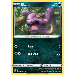 Ekans 33/73 Pokemon TCG Sword & Shield Champion's Path