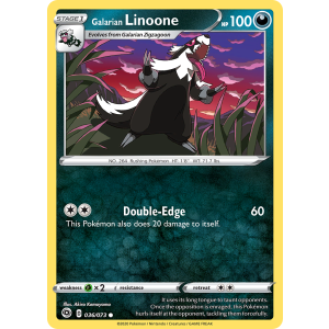 Galarian Linoone 36/73 Pokemon TCG Sword & Shield Champion's Path