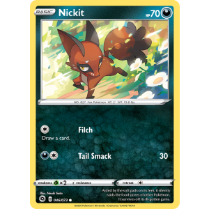 Nickit 46/73 Pokemon TCG Sword & Shield Champion's Path