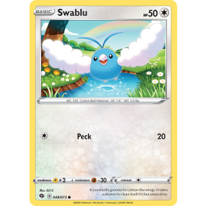 Swablu 48/73 Pokemon TCG Sword & Shield Champion's Path