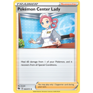 Pokémon Center Lady 60/73 Pokemon TCG Sword & Shield Champion's Path