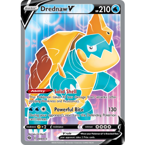 Rare Ultra Drednaw V 69/73 Pokemon TCG Sword & Shield Champion's Path