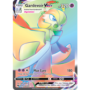 Rare Rainbow Gardevoir VMAX 76/73 Pokemon TCG Sword & Shield Champion's Path