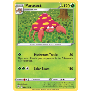 Parasect 4/189 Pokemon TCG Sword & Shield Darkness Ablaze