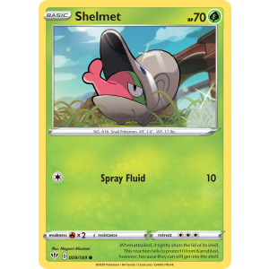 Shelmet 9/189 Pokemon TCG Sword & Shield Darkness Ablaze