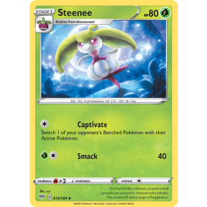 Steenee 15/189 Pokemon TCG Sword & Shield Darkness Ablaze