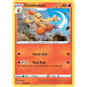 Combusken 23/189 Pokemon TCG Sword & Shield Darkness Ablaze