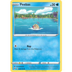 Feebas 38/189 Pokemon TCG Sword & Shield Darkness Ablaze