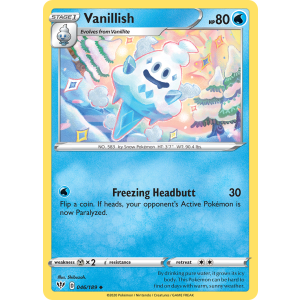 Vanillish 46/189 Pokemon TCG Sword & Shield Darkness Ablaze