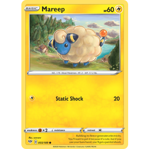 Mareep 55/189 Pokemon TCG Sword & Shield Darkness Ablaze