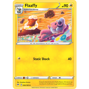 Flaaffy 56/189 Pokemon TCG Sword & Shield Darkness Ablaze