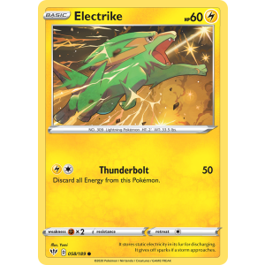 Electrike 58/189 Pokemon TCG Sword & Shield Darkness Ablaze