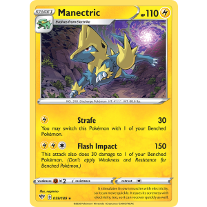 Manectric 59/189 Pokemon TCG Sword & Shield Darkness Ablaze