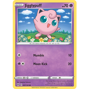 Jigglypuff 67/189 Pokemon TCG Sword & Shield Darkness Ablaze