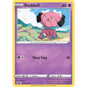 Snubbull 70/189 Pokemon TCG Sword & Shield Darkness Ablaze