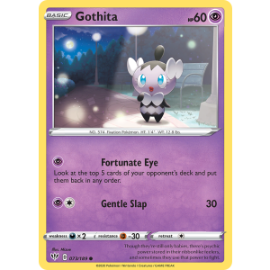 Gothita 73/189 Pokemon TCG Sword & Shield Darkness Ablaze