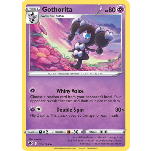 Gothorita 74/189 Pokemon TCG Sword & Shield Darkness Ablaze